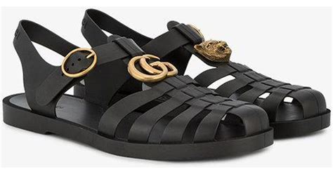 gucci jelly sandals men|authentic gucci sandals.